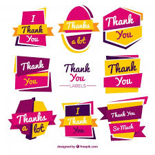 Editable box seals sticker template, printable packaging sticker design, gift package sticker, business thank you stickers, seller supplies. Free Vector Thank You Sticker Collection