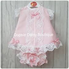 Baby Girls Gorgeous Spanish Romany Style Pink Dress Bloomers In Baby Clothes Shoes Spanish Baby Clothes Vintage Baby Dresses Spanish Baby Girl Clothes