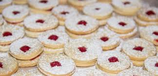 Austrian cookies to decorate your christmas tree but not to eat! Recipe For Linzer Eye Biscuits How To Make Them