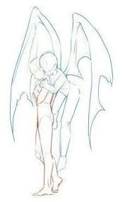 Drawing Sketch Reference Fantasy Angel Demon Hug Two People Demon Angel Fan Drawing Sketch Reference In 2020 Art Reference Poses Drawing Sketches Demon Drawings One continuous line drawing of group of young people as a worker talking and discussion at the meeting a women as a leader gives a speech. pinterest
