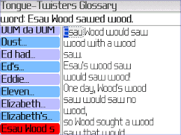 Collection Of Tongue Twisters Free Blackberry Android Apps Download