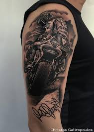 Tattoo Von El Loco Tattoo Lounge Motorrad Tattoo Tatowierungen Tattoo Kunstler