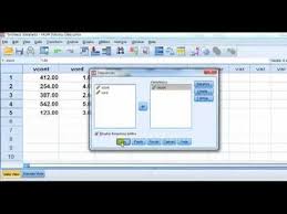 Spss For Newbies How To Get Mean Median Mode Standard Deviation Etc Youtube