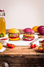 Homemade Beets And Carrot Vegan Burger Buns Recipe Panini Vegani Per Burger Al Farro Fatti In Casa Cuisine