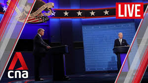 Us Election 2020 The First Presidential Debate Between Donald Trump And Joe Biden Youtube