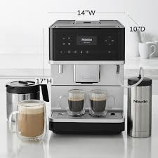 Miele cm6150 countertop coffee machine, lotus white. Miele Cm6350 Fully Automatic Espresso Machine Williams Sonoma