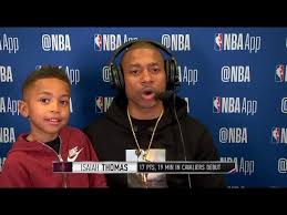 Isaiah Thomas, With His Son Jaiden, Talks About His Return Following  Cavaliers Win