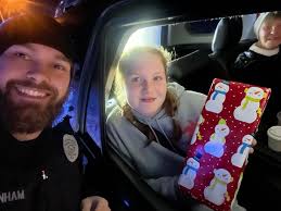 Tonight, Officer Cookinham stopped a vehicle for a plate light being out  but instead of issuing a summons, he saw it as an opportunity to give a  young girl, Cambria an early