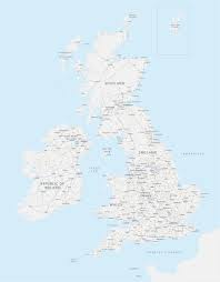 The map is very easy to use: Editable Map Of Britain And Ireland With Cities And Roads Maproom