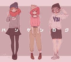 Takami Chika Kurosawa Ruby And Watanabe Yo Cute Art Styles Cute Drawings Character Art