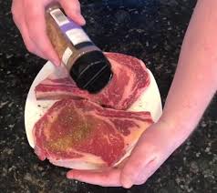Wait until the temperature is above 500 degrees. The Perfect Ribeye Steak On The Big Green Egg Or Kamado Joe My Backyard Life