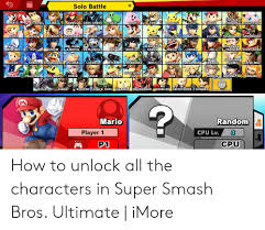 There are loads of fighters to choose from in smash ultimate, but you only begin with the original eight characters from the n64's super smash bros. Solo Battle Captain Falcon P1 Link Luigi Y Kong Yoshi Jigglypuff Mario Fox Pikachu Ness Samus Dark Samus Kirby Pichu Daisy Sheik Zelda Dr Mario Falco Ice Climbers Lucina Young Link Ganondorf Peach