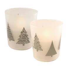 Set Of 2 Green Christmas Tree Battery Operated Led Candles 3 75 Walmart Com Walmart Com