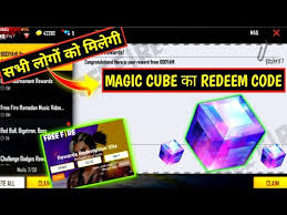 Play free fire on peak day, august 22, 2020; Free Fire Magic Cube Redeem Code 07 2021