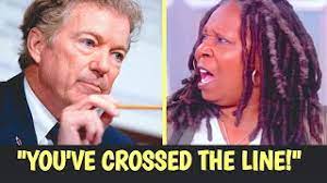 Rand Paul DESTROYS 'The View' Whoopi Goldberg SCREAMS & ENDS SHOW Live -  YouTube