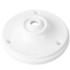 Pendant fitting ceiling rose e27 suspension set with chain 7 colours uk light. Ceramic White Ceiling Rose Home Furnishings Dyke Dean
