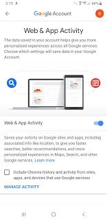 The toggle for location history is directly below the web & app activity setting, which you can also toggle off. Search Results Not Complete Or Don T Refresh On Google App Google Search Community