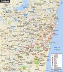 chennai city map and travel information and guide