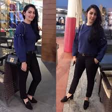 Manyata Istri Sanjay Dutt C 2017 Instagram Gaya Kasual Model Pakaian Aktor