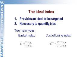 A cost of living index can help a person determine whether the income or salary being earned is enough to cover basic expenses. Price Updating Of Weights In The Cpi Why Do We Price Update Expenditure Weights Conceptual Issues Practical Consequences What Does The Cpi Manual Ppt Download