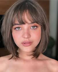 It is also essential to avoid any haircut that features heavy, straight, or blunt bangs, such as. 25 Cool Bob Cut With Bangs For Round Face In 2020 The Best Bob Hairstyle And Haircut Ideas 2020
