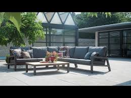 Designer garten lounge ecke für balkon, terrasse. Suns Lago Sofa Set Garten Und Freizeit Youtube