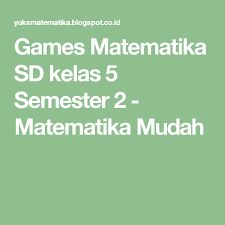 Pin Di Kelas 5
