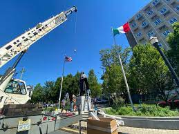 Check spelling or type a new query. Christopher Columbus Caesar Rodney Statues Come Down In Wilmington For Now Delaware First Media