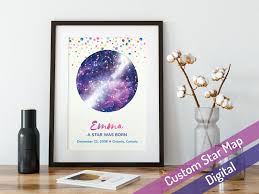 Unique Birthday Gifts For Couples Birthday Gift Digital Personalized Star Map Download Custom Etsy In 2020 Personalized Birthday Gifts Unique Birthday Gifts Personalized Birthday