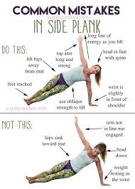 Common Mistakes In Side Plank Yoga By Candace How To Do Yoga Yoga Tips Yoga Fitness