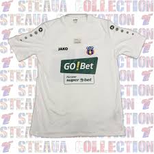 This page contains an complete overview of all already played and fixtured season games and the season tally of the club csa steaua in the season overall statistics of current season. Csa Steaua BucureÈ™ti Tercera Camiseta Camiseta De Futbol 2018 2019 Sponsored By Go Bet