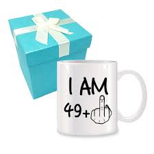 If you need a birthday gift for your wife, this deep blue constellation quilt will make an amazing present. 50th Birthday Gifts For Men Women Funny Ceramic Coffee Mug 11 Oz 50 Dukakeen