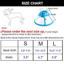 In Hand Adjustable Recovery Dog Cone Cat Cone Clear Padded