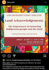 ^as a settler myself, i am committed to… describe your commitment to actively working against colonialism, towards reconciliation. Explainer Land Acknowledgments Begins Conversation On Local Indigenous History Uhcl The Signal