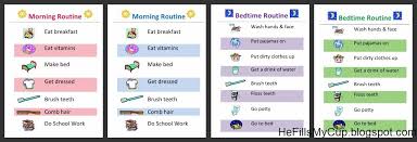 free printable morning routine chart plus how to use it