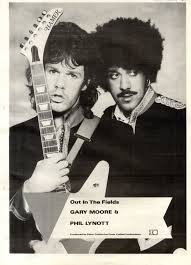 Great hair cuts and really nice barbers. Phil Lynott Gary Moore Thin Lizzy Phil Great Bands