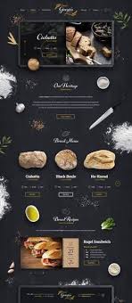 Food Website Design Design Another Website Design Example From The Food Related Websites This Is A Unique Des Food Web Design Food Infographic Web Design Tips