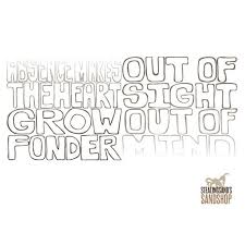 Opposite Aphorisms Absence Makes The Heart Grow Fonder Out Of Sight Out Of Mind Aphorisms Inspirational Quotes Typography Prints