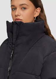 Langer wattierter Mantel