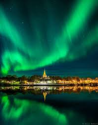 Beautiful Nordlys Northern Light Over Nidaros Cathedral Trondheim Norway By Aziz Nasuti O Northern Lights Aurora Borealis Northern Lights Trondheim Norway