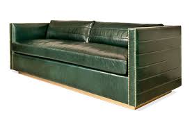 Black And Gold Leather Couch Butler Bradley Green Leather Sofa Best Leather Sofa Leather Sofa