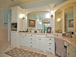 Virtu usa opal 48 inch double sink bathroom vanity set. Spacious Master Bathroom With Alcove Tub And Corner Double Sink Vanity Marina Interiors