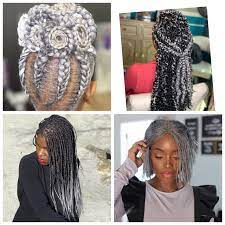 Here are 25 Perfect Grey Braids Styles For ladies in 2023 - Cynthispace