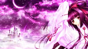 Wallpaper anime girl, sakura blossom, pink hair. 23 Wallpaper Pink Anime Sachi Wallpaper