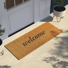 Salsbury Welcome Coir Non Slip Outdoor Door Mat In 2020 Door Mat Outdoor Door Mat Front Door Mats