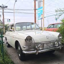 ちょっとした手直しにフラットパワーを訪問 そのまま入院となり代車で帰還 vw type3 variant squareback sqb l90c togawhite ストック車高 flatpower 土佐市 antique cars squareback car