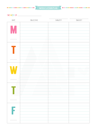 Free Printable Teacher Daily Planner
