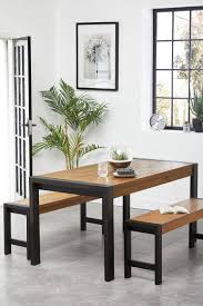 Table with tapered leg design. Next Table And Bench Set Off 71