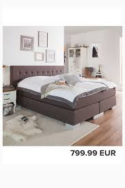 Fredriks Boxspringbett Loimaa 140x200 Cm Tissu Web Marron Noix De Coco Avec Topper In 2020 Home Small Bathroom Decor New Homes