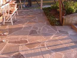 When you create a patio, you have a few different choices: Flagstone What To Use Sand Cement Or Gravel Devine Escapes
